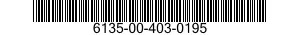 6135-00-403-0195  6135004030195 004030195