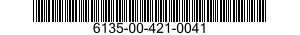 6135-00-421-0041  6135004210041 004210041