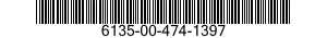 NSN 6135-00-474-1397 6135004741397 004741397 BATTERY,NONRECHARGEABLE