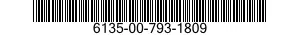 6135-00-793-1809 BATTERY,THERMAL 6135007931809 007931809