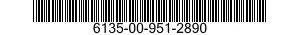 6135-00-951-2890 BATTERY,NONRECHARGEABLE 6135009512890 009512890