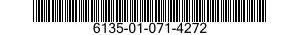 6135-01-071-4272 BATTERY,NONRECHARGEABLE 6135010714272 010714272