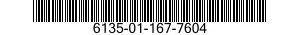 6135-01-167-7604 BATTERY,NONRECHARGEABLE 6135011677604 011677604