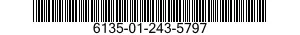 6135-01-243-5797 BATTERY,NONRECHARGEABLE 6135012435797 012435797