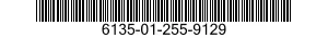 6135-01-255-9129 BATTERY,NONRECHARGEABLE 6135012559129 012559129