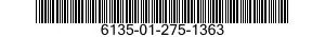 6135-01-275-1363 BATTERY,NONRECHARGEABLE 6135012751363 012751363