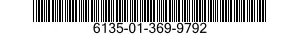 6135-01-369-9792 BATTERY,NONRECHARGEABLE 6135013699792 013699792