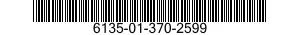 6135-01-370-2599 BATTERY,NONRECHARGEABLE 6135013702599 013702599