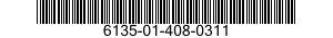 6135-01-408-0311 BATTERY,THERMAL 6135014080311 014080311