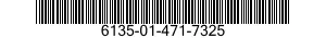 6135-01-471-7325 BATTERY,NONRECHARGEABLE 6135014717325 014717325