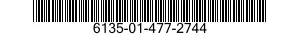 6135-01-477-2744 BATTERY,NONRECHARGEABLE 6135014772744 014772744