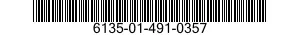 6135-01-491-0357 BATTERY,NONRECHARGEABLE 6135014910357 014910357