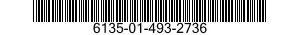 NSN 6135-01-493-2736 6135014932736 014932736 BATTERY,NONRECHARGEABLE