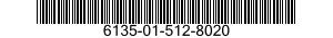 6135-01-512-8020 BATTERY,NONRECHARGEABLE 6135015128020 015128020