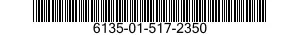 6135-01-517-2350 BATTERY,NONRECHARGEABLE 6135015172350 015172350