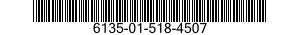 6135-01-518-4507 BATTERY,NONRECHARGEABLE 6135015184507 015184507