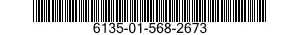 6135-01-568-2673 BATTERY,NONRECHARGEABLE 6135015682673 015682673