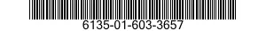 6135-01-603-3657 BATTERY,NONRECHARGEABLE 6135016033657 016033657