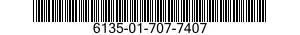 6135-01-707-7407 BATTERY ASSEMBLY 6135017077407 017077407