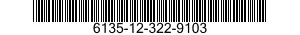 6135-12-322-9103 BATTERY,NONRECHARGEABLE 6135123229103 123229103