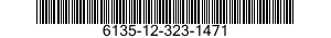 6135-12-323-1471 BATTERY,NONRECHARGEABLE 6135123231471 123231471