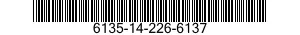 6135-14-226-6137 BATTERY,NONRECHARGEABLE 6135142266137 142266137