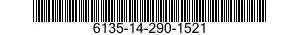 6135-14-290-1521 BATTERY,NONRECHARGEABLE 6135142901521 142901521