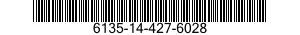 6135-14-427-6028 BATTERY,WET,PRIMARY 6135144276028 144276028