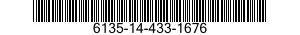 6135-14-433-1676 BATTERY,NONRECHARGEABLE 6135144331676 144331676