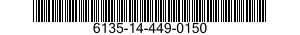 6135-14-449-0150 CELL,BATTERY 6135144490150 144490150