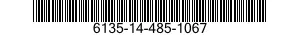 6135-14-485-1067 CELL,BATTERY 6135144851067 144851067