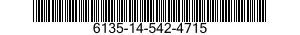 6135-14-542-4715 CELL,BATTERY 6135145424715 145424715