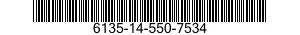 6135-14-550-7534 BATTERY ASSEMBLY 6135145507534 145507534