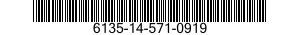 6135-14-571-0919 CELL,BATTERY 6135145710919 145710919