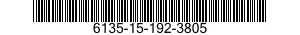 6135-15-192-3805 BATTERIA (1) A SECC 6135151923805 151923805