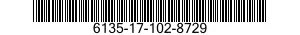 6135-17-102-8729 CELL,BATTERY 6135171028729 171028729