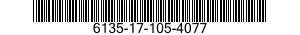 6135-17-105-4077 CELL,BATTERY 6135171054077 171054077