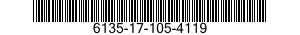 NSN 6135-17-105-4119 6135171054119 171054119 CELL,BATTERY