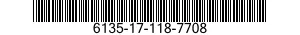 NSN 6135-17-118-7708 6135171187708 171187708 BATTERY,NONRECHARGEABLE