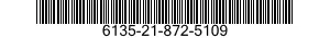 6135-21-872-5109 BATTERY,NONRECHARGEABLE 6135218725109 218725109