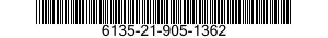 6135-21-905-1362 BATTERY,WATER ACTIVATED 6135219051362 219051362