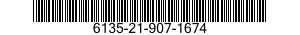 NSN 6135-21-907-1674 6135219071674 219071674 BATTERY,NONRECHARGEABLE
