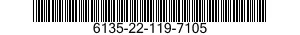 6135-22-119-7105 BATTERY,SECONDARY 6135221197105 221197105