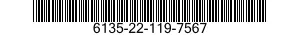 6135-22-119-7567 BATTERY,NONRECHARGEABLE 6135221197567 221197567