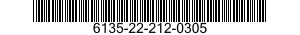 6135-22-212-0305 BATTERY,SILVER 6135222120305 222120305