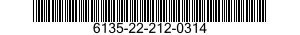 6135-22-212-0314 BATTERY,MERCURY 6135222120314 222120314