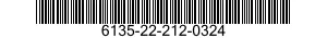 6135-22-212-0324 BATTERY,PHOTG 6135222120324 222120324