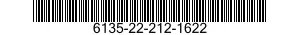 6135-22-212-1622 BATTERY,NONRECHARGEABLE 6135222121622 222121622