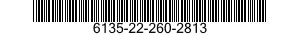 6135-22-260-2813  6135222602813 222602813