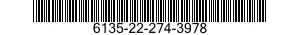 6135-22-274-3978  6135222743978 222743978